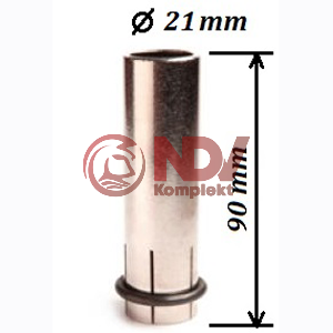 Сопло MP-40KD d=21mm, L=90mm, цилиндрическое