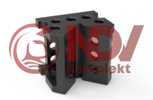 Угловой соединитель для сварочных столов NDV D28 Corner Connection