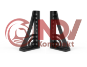 Упорно-зажимной угольник с вращающимся углом NDV D28 Stop and Clamping Square 500 G