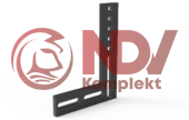 Плоский угольник для позиционирования 250x188x12 NDV D16