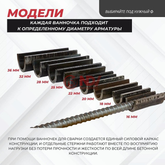 Ванночка для сварки арматуры D32 с гарантией Ванночка для сварки арматуры D32 от дилера