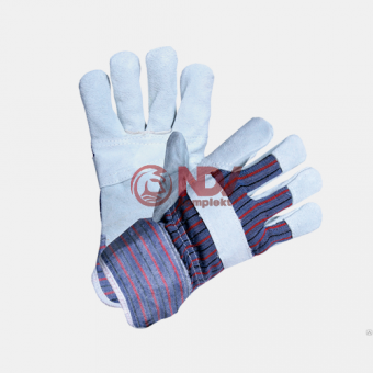 Фотография перчатки спилковые комбинированные тип «ангара»